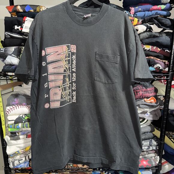 Vintage Ernie Irvan “back For The Attack” NASCAR Racing Faded Shirt Size Xxl - Picture 1 of 7